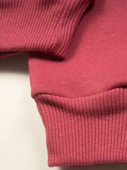 Kids Clothing Set with Pants Winter 2 Pieces Dark Pink