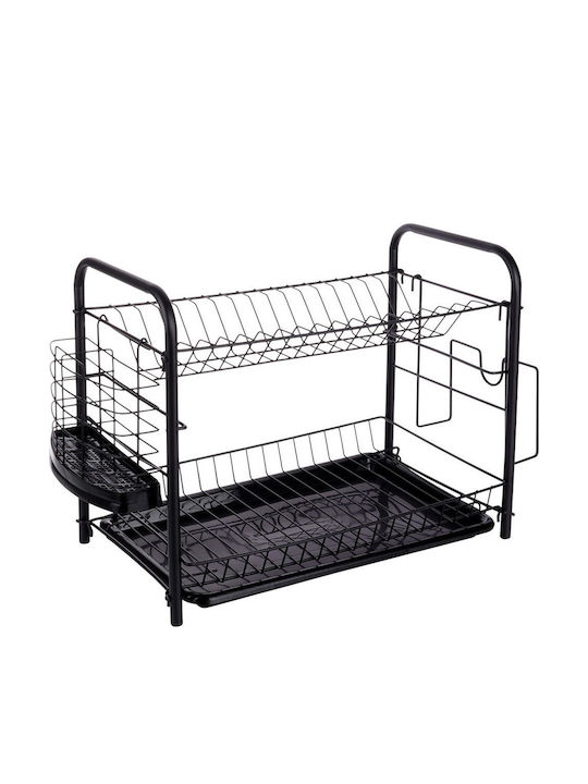 Vilde Metallic Black Sink Strainer 51.5x24.5x33cm
