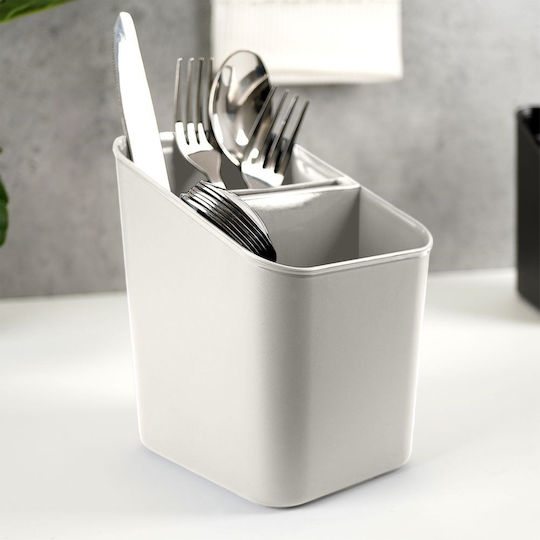 Vilde Suport De Scurgere Pentru Tacâmuri Din Plastic Gri 14x11.5x16cm