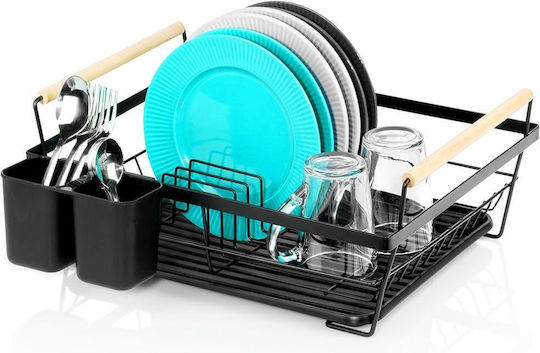 Vilde Metallic Black Sink Strainer 45x33x18cm