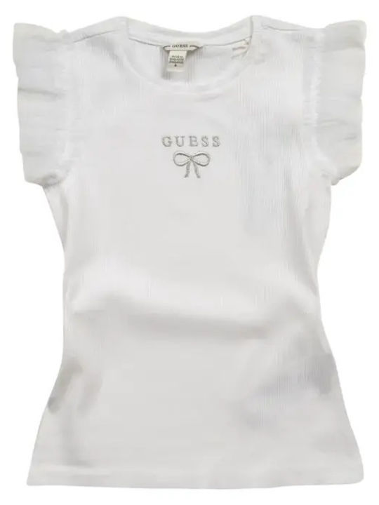 Kids Top Short-sleeved White