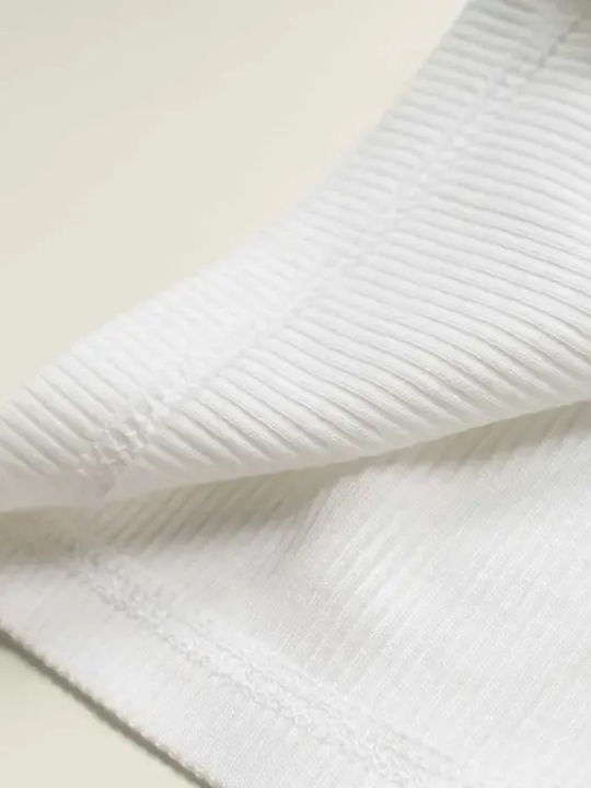 Kids Top Short-sleeved White