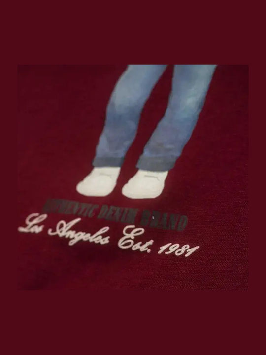 Παιδικό T-shirt Μπορντό