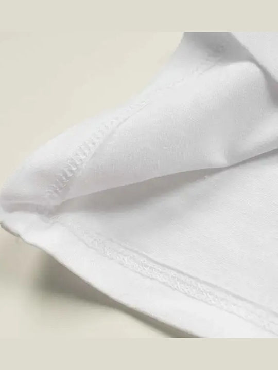 Παιδικό T-shirt Pure White Teen Blouse with Strass