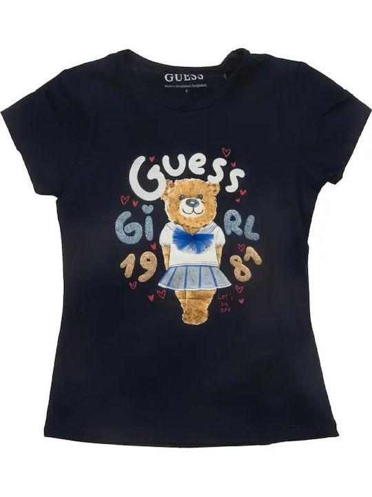 Kids Short-Sleeved Top Dark Blue