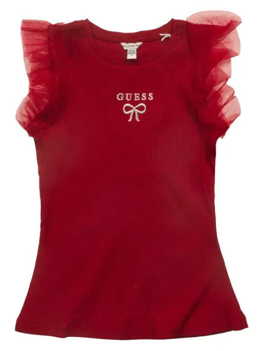 Kids Top Short-sleeved Red