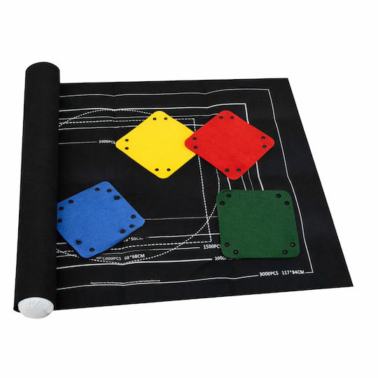 Covoraș Puzzle Zola 1500 3000 Piese Ghid Imprimat Dimensiuni 4 Recipiente de Sortare Suport Gonflabil Pompă Curele de Fixare Poliester 140 X 100 Cm