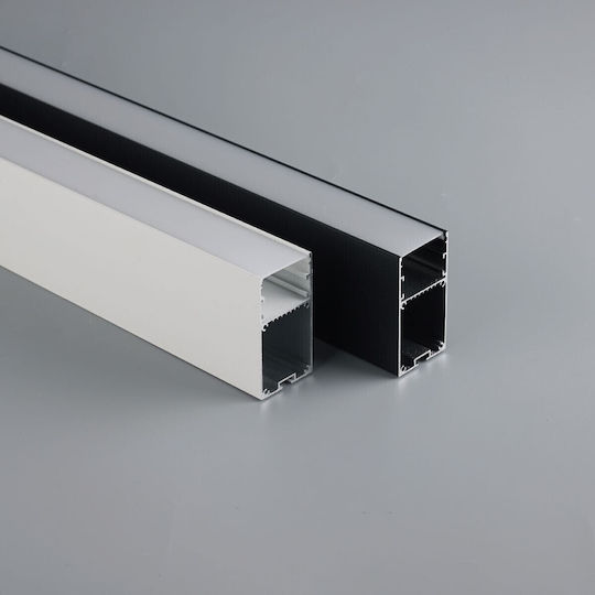 VK Lighting Προφίλ Αλουμινίου Ταινίας LED 200εκ.