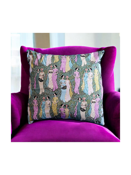 Oxygen Калъф За Възглавница Chic Ladies Многоцветен 45x45см