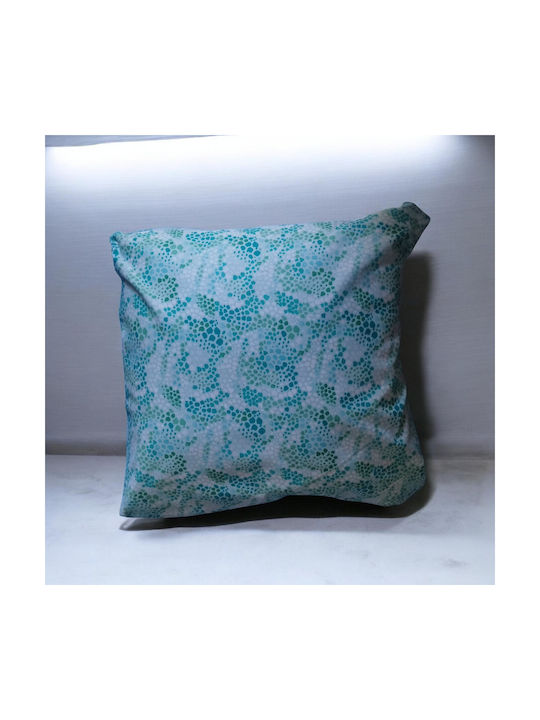Oxygen Oxygen Dekorativer Kissenbezug Blue Ocean Dots Blau 45x45cm