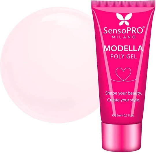 Полигел Modella Sensopro Milano Pure Blush 15 мл
