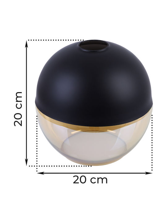 Oslo Lampenschirm aus Honigglas Ball 20cm