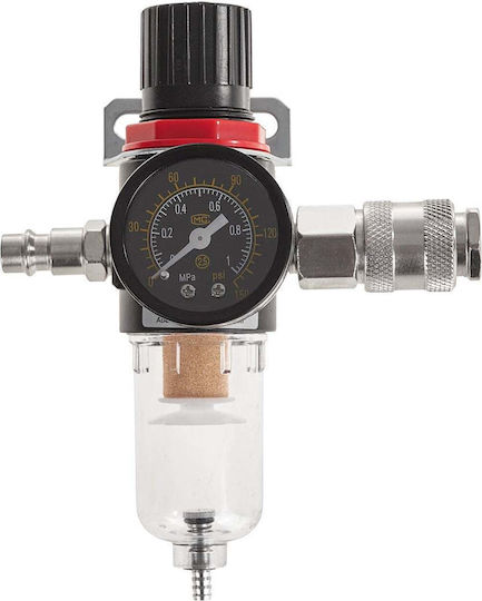 Regulator Presiune Manometru Trapă Apă 1/4" Geko