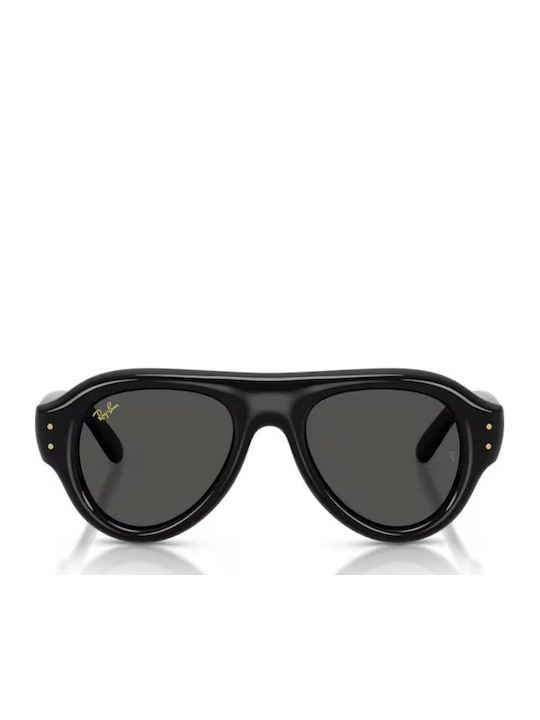 Ray Ban Unisex Γυαλιά Ηλίου με Μαύρο Κοκκάλινο Σκελετό