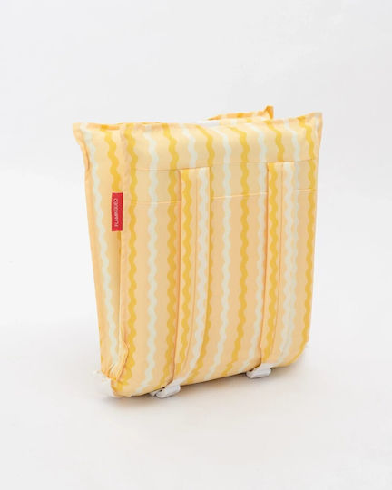 Flamingueo Beach Chair Yellow Waterproof 103x45x7cm