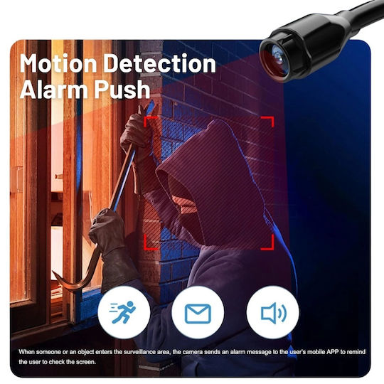 Cameră Ascunsă WiFi cu Slot pentru Card de Memorie și Senzor de Mișcare