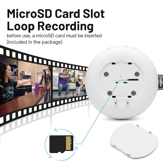 Cameră Ascunsă WiFi 1080p cu Slot pentru Card de Memorie