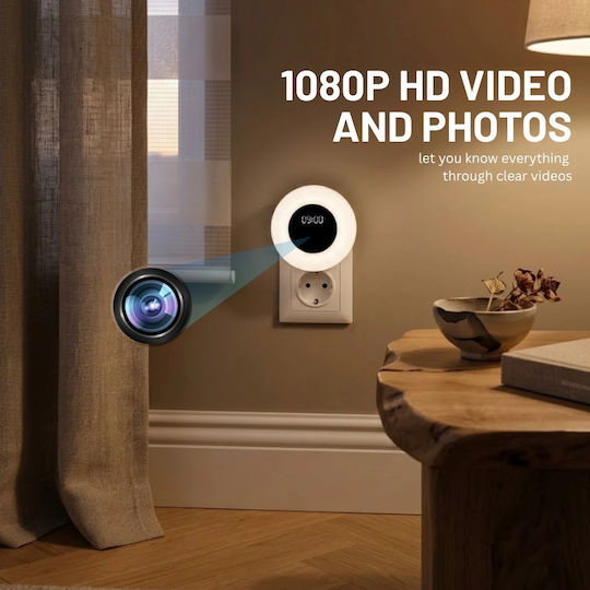 Крита Камера WiFi 1080p със Слот за Карта Памет