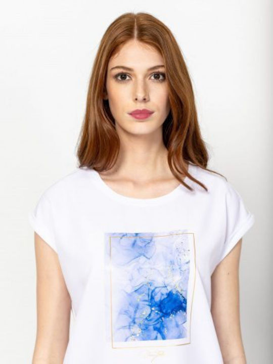 Γυναικείο T-shirt Marble