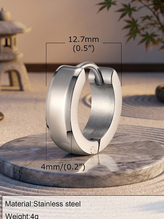 Sharks Bay Clothing Earrings Piercing Hoop 12.7mm Sharks Bay Clothing Earrings Piercing Hoop 12.7mm