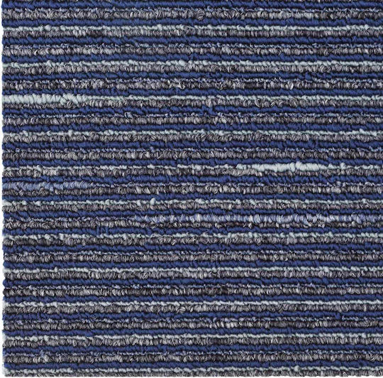 vidaXL Set Plastic Floor with 4 Tiles L50xW50cm Blue