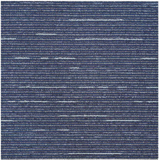 vidaXL Set Plastic Floor with 4 Tiles L50xW50cm Blue