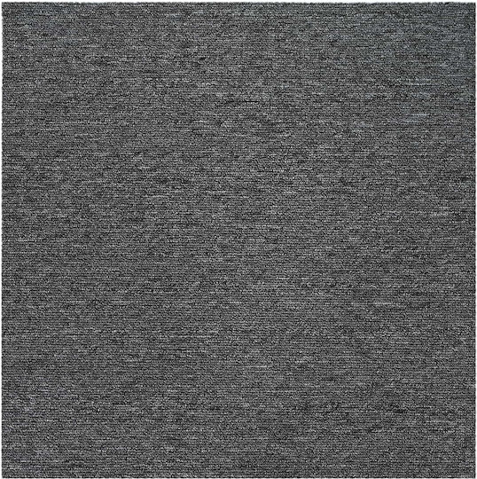 vidaXL Set Plastikböden mit 36 Fliesen M50xP50cm Grau
