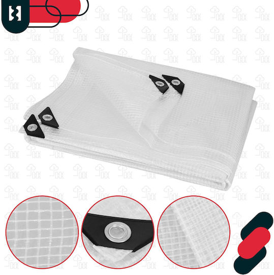 Kotarbau Αδιάβροχος Μουσαμάς 120gr/m² 4x2μ. Ελαφρού Τύπου Διάφανος