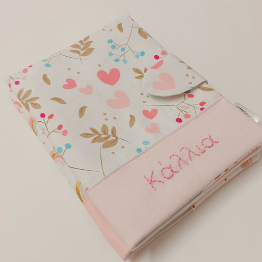 Magnolia Handmade Baby Health Book Case for Girl