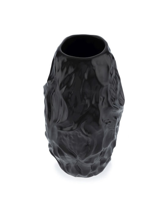HowHomely Decorative Black Ceramic Vase