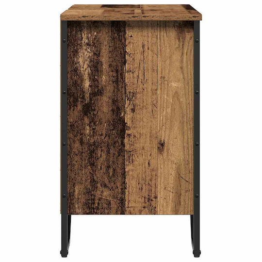 vidaXL Countertop without Sink L60xW35xH50cm Old Wood