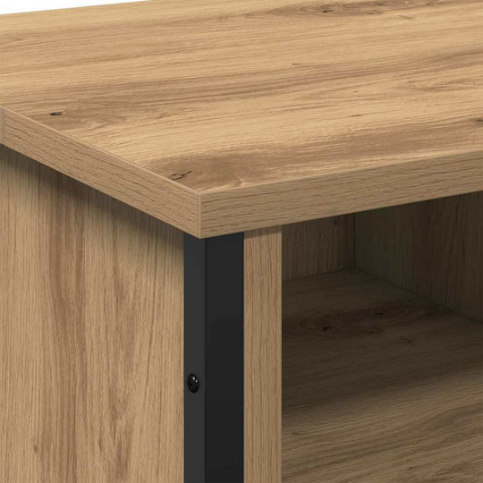 vidaXL Πάγκος με Νιπτήρα Μ91xΒ35xΥ60cm Καστανιά