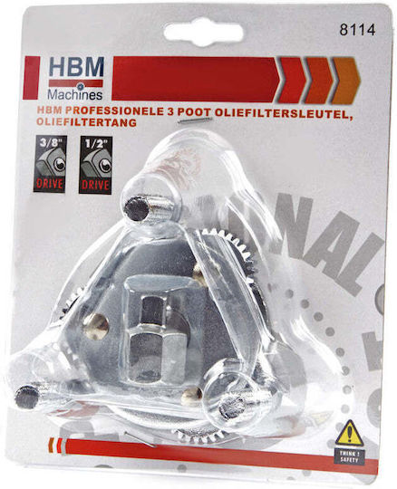 Cheie Filtru Ulei 3 Picioare Brațe 63-102mm Model 1