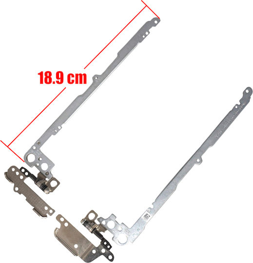 Laptop Hinges Bracket Set Dell Chromebook 3120 3100 3110 Clamshell Non-touch Wppdt 0wppdt 1gpd6 01gpd6 Am3bd000200-gda10 Left & Right Code 1-hng0901