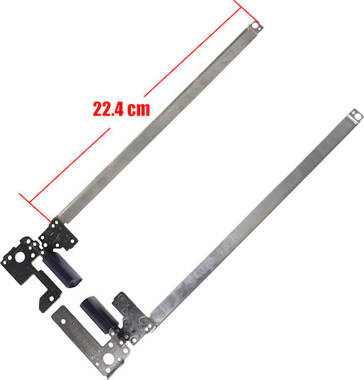 Laptop Hinges Bracket Set Lenovo Ideapad Flex 3 Chrome 15ijl7 82t3 3 Cb-15ijl7 5h50s29047 5h50s29048 C370 Dark Blue Left & Right Code 1-hng0917