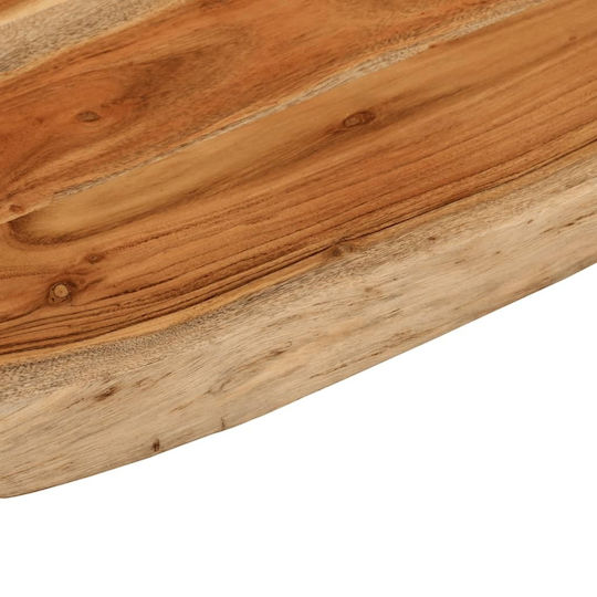 vidaXL Πάγκος χωρίς Νιπτήρα Μ70xΒ60xΥ3.8cm Καφέ