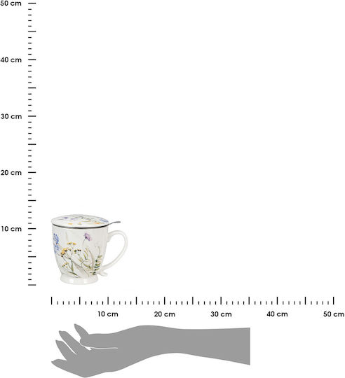 Tasse aus Porzellan Weiß