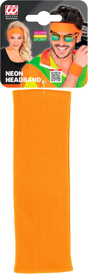Neon Karnevalsaccessoire Stirnband Orange