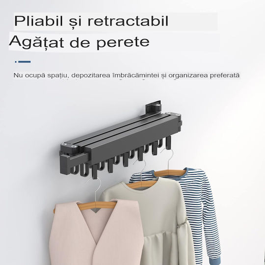 Uscătoare De Rufe Pliabilă De Perete Din Aluminiu