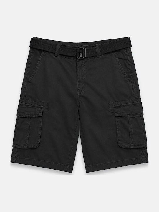 Pantaloni Scurți Bărbați Cargo Kaki