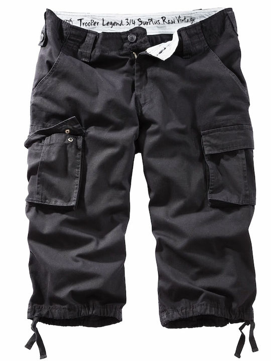 Herren Cargo Shorts Schwarz 07-5601-03 Black