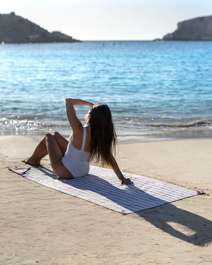 Flamingueo Microfiber Body Towel 400gr/m² Beige 180x90cm