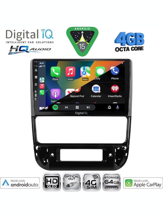 Digital IQ Car Audio System for Peugeot 406 1998-2004 Bluetooth USB WiFi GPS Apple CarPlay Android Auto with 9" Touch Screen