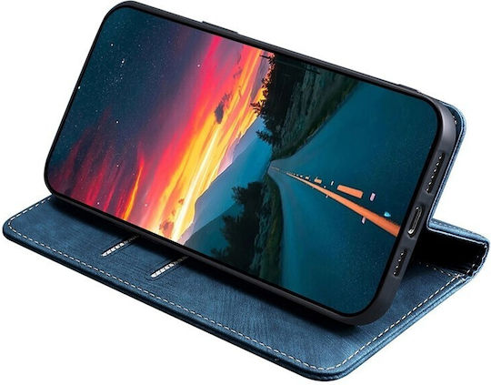 Tel1 Tcl 505 Skin Feel Анти-кражба Калъф Книга Син