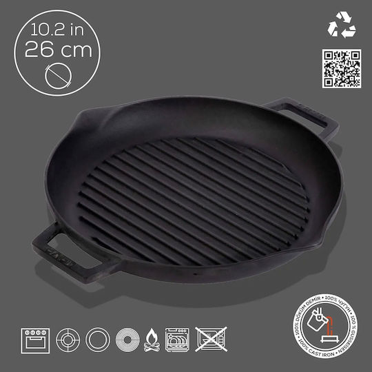 Lava Lava Grill aus Gusseisen 26cm