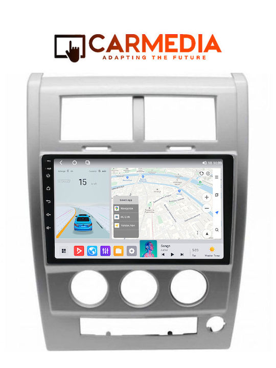 Carmedia Car Audio System for Jeep Cherokee 2008-2014 Bluetooth USB WiFi GPS Apple CarPlay Android Auto with 10" Touch Screen