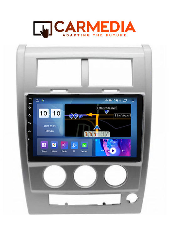 Carmedia Car Audio System for Jeep Cherokee 2008-2014 Bluetooth USB WiFi GPS Android Auto with 10" Touch Screen