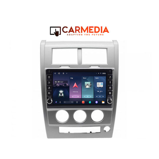 Carmedia Автомобилна Аудио Система за Jeep Cherokee 2008-2014 Bluetooth USB Вграден Wi-Fi GPS Android Auto с Touch Screen 10"