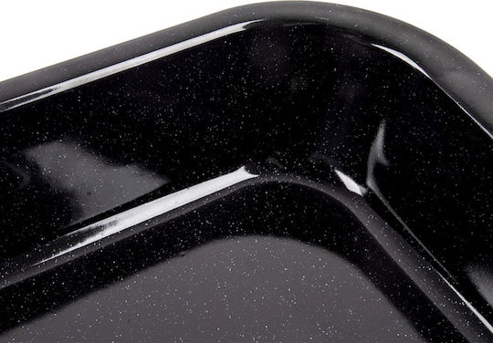 Orion Stainless Steel Baking Pan with Enamel Interior Coating 25x31cm
