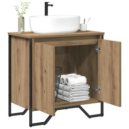 vidaXL Шкаф без Мивка Д60xШ35xВ50см Brown Wood vidaXL Шкаф без Мивка Д60xШ35xВ50см Brown Wood